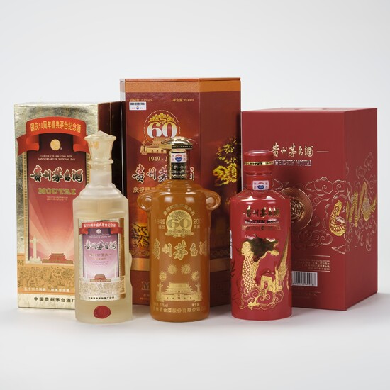 Founding of the People's Republic of China Package Moutai 1999-2009
