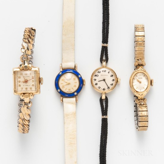 Four Lady's Vintage Wristwatches