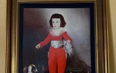 Francisco Goya Print Manuel Osorio Manrique de Zuniga or Red Boy