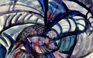 Frantisek Kupka Orphism Abstraction Watercolor