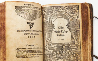 GUSTAV VASAS BIBEL 1540-41 - the first Bible printed in Swedish.