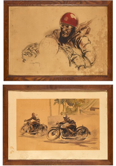 Géo HAM (Georges Hamel) 1900-1972 Deux lithographies - Sans réserve / No reserve