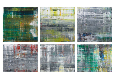 Gerhard Richter, Six works: (i) Cage P19-1; (ii) Cage P19-2; (iii) Cage P19-3; (iv) Cage P19-4; (v) Cage P19-5; (vi) Cage P19-6