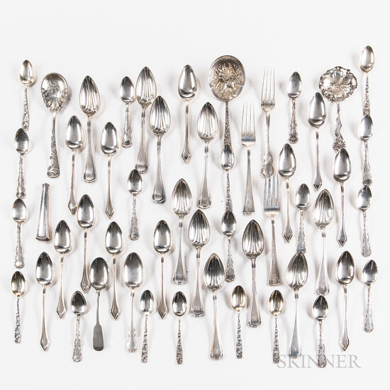 Group of Sterling Silver and Silver-plated Tableware