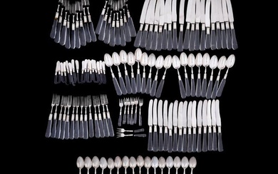 HOUSE OF WINDSOR ENGLISH SILVER FLATWARE BY BARKER BROS