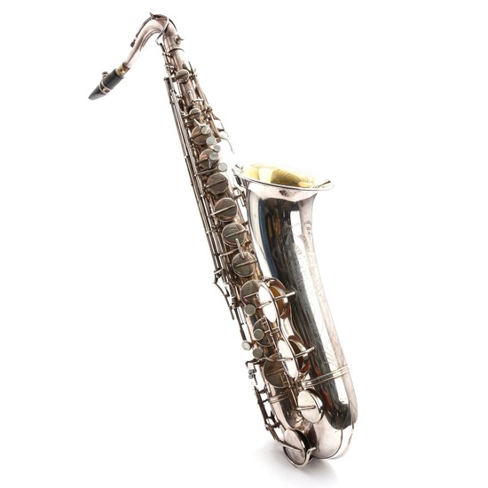Hohner President tenor saxophone. Case enclosed. 1950s. H. 84 cm.