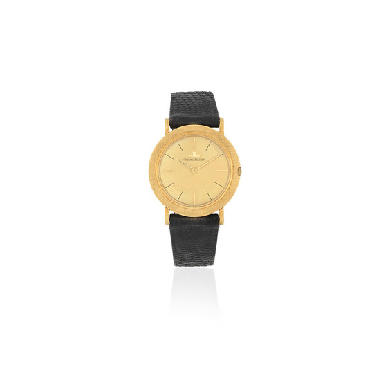 Jaeger-LeCoultre. An 18K gold manual wind wristwatch
