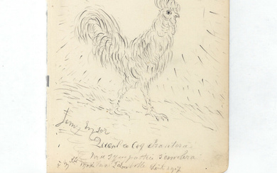 James Ensor Belgium / 1860 - 1949 Quand ce coq chantera ... (1907)