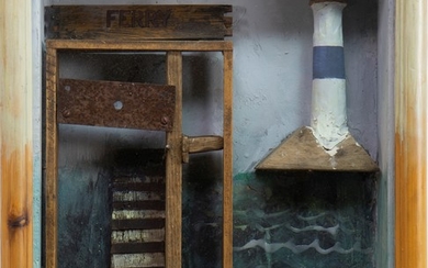 LIGHTHOUSE, A MIXED MEDIA ASSEMBLAGE