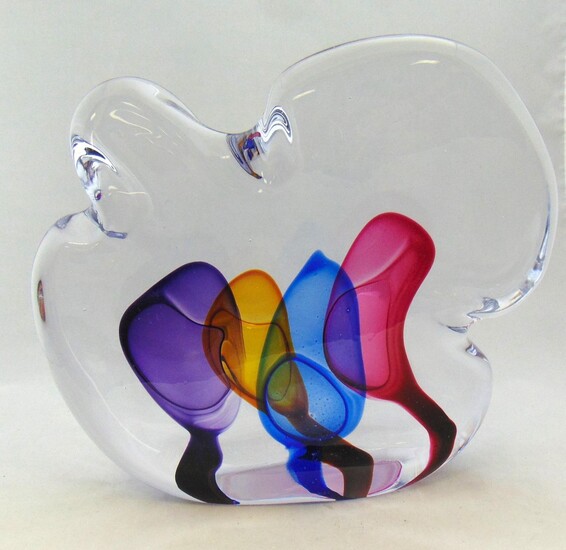 Leon Applebaum art glass sculpture