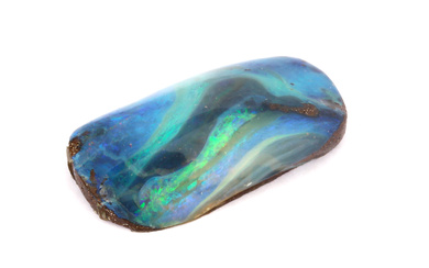Loose Boulder-opal , approx. 31.66 ct, nice play of colours...