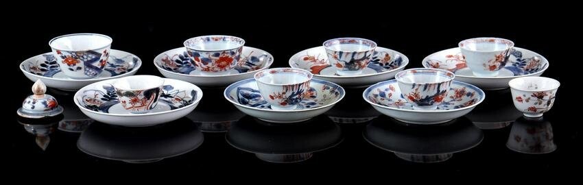 Lot of porcelain with Imari decor, China 18th/19th