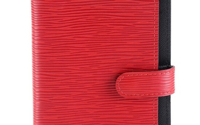 Louis Vuitton Agenda Cover in Red Epi Leather