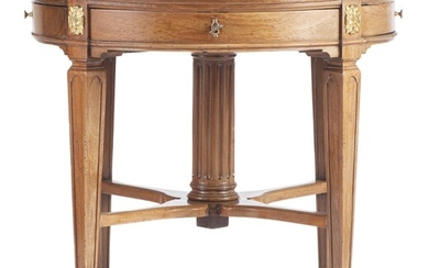 Jean-François Leleu (1729-1807), table bouillotte estampillée à système de plateau ajustable