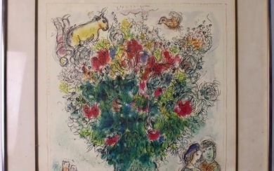 Marc Chagall 1978 Ceret Musee D' Art Modern Exhibit Poster