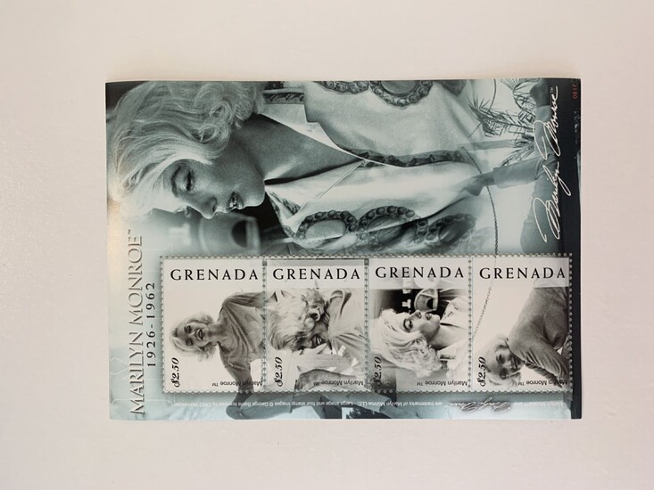 Marilyn Monroe stamp sheet