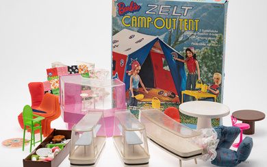 Mattel, Helly, Barbie Home Decor and Accessories, 1970s (c. 20).