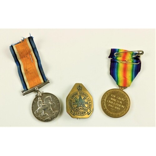 Medals: World War One - Canadian Railway Troops,...