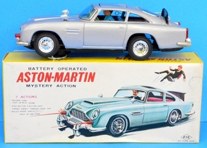 Mint ASC Aoshin battery operated 007 Aston Martin in original box