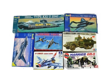 Model Kits - a collection x7 assorted plastic model kits of ...