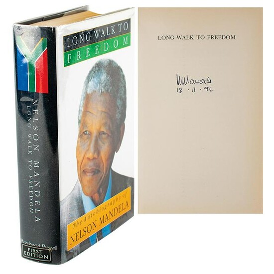 Nelson Mandela Signed Book