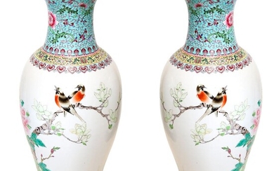 Pair of large Chinese vases