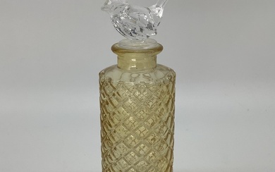 Perfume bottle, Belgium, Art Deco, 1930, crystal stopper. in perfect condition. From the collection