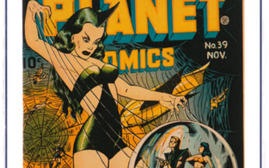 Planet Comics #39 (Fiction House, 1945) CGC VF/NM 9.0...
