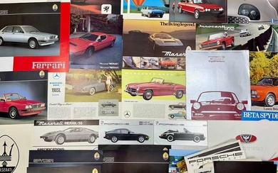Quantity of International Sports Car Sales Brochures Offered without reserve