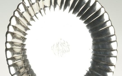 Reed & Barton Fluted Round Sterling Tray