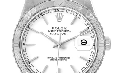 Rolex Datejust Turnograph Steel White