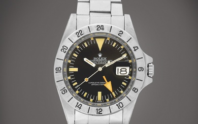 Rolex Explorer II, Reference 1655 A stainless steel wristwatch with...