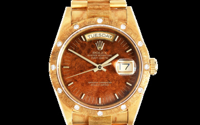 Rolex, Ref. 18108 “Oyster Perpetual” “Day-Date” “Superlative Chronometer Officially Certified”, (c.) 1985