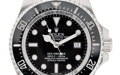 Rolex Sea-Dweller Deepsea 116660 - Sea Dweller Automatic Black Dial Stainless Steel Men's Watch