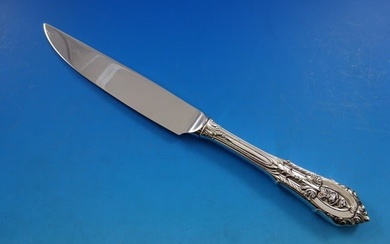 Rose Point by Wallace Sterling Silver Steak Knife Serrated HHWS Custom 8 1/2"