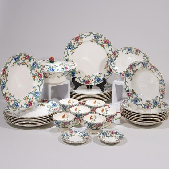 Royal Cauldon Porcelain 33 Piece Dinner Service
