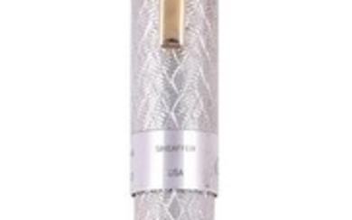 SHEAFFER, CP4, 0294 of 1865, A LIMITED EDITION SILVER COLOURED FOUNTAIN PEN
