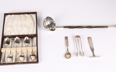 SILVER, VARIOUS DATES AND MAKERS.
