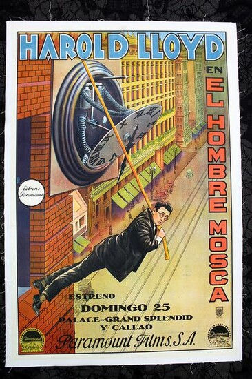 Safety Last - Harold Lloyd (1923) 29.25" x 43.25"