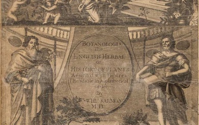 Salmon (William). Botanologia. The English Herbal..., 1st ed., 1710