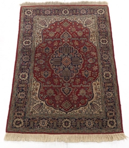 Semi-Antique Very Fine Hand-Knotted Tabriz Carpet