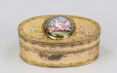 Small lidded box, 19th century, br