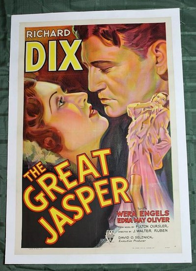 The Great Jasper (USA, 1933) US One Sheet Movie Poster