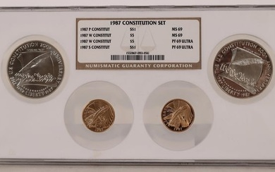 U. S. Constitution Gold & Silver Commemoratives [179152]