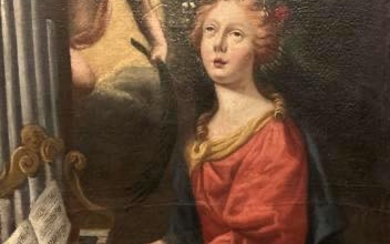 Vermiglio Giuseppe ( Alessandria 1585 - 1635) attr. ''Santa Cecilia...