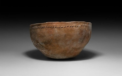 Very Large Bronze Age Decorated Bowl