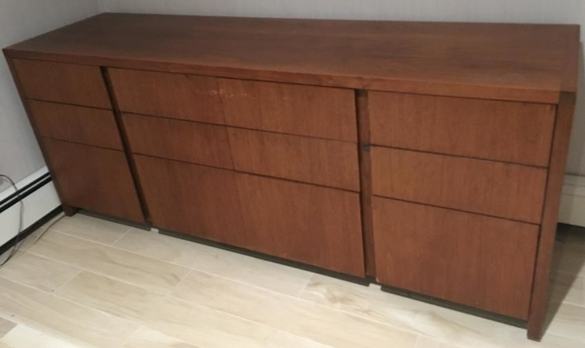 Vintage Mid Century Modern Console Table