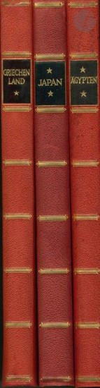 WASMUTH VERLAG 3 volumes, sous reliure d’éditeur d…