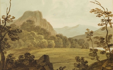 William Payne AOWS, British 1760-1830- A Hilly...