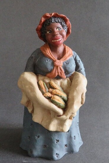 Woman with Corn, African American figure Old South 1989